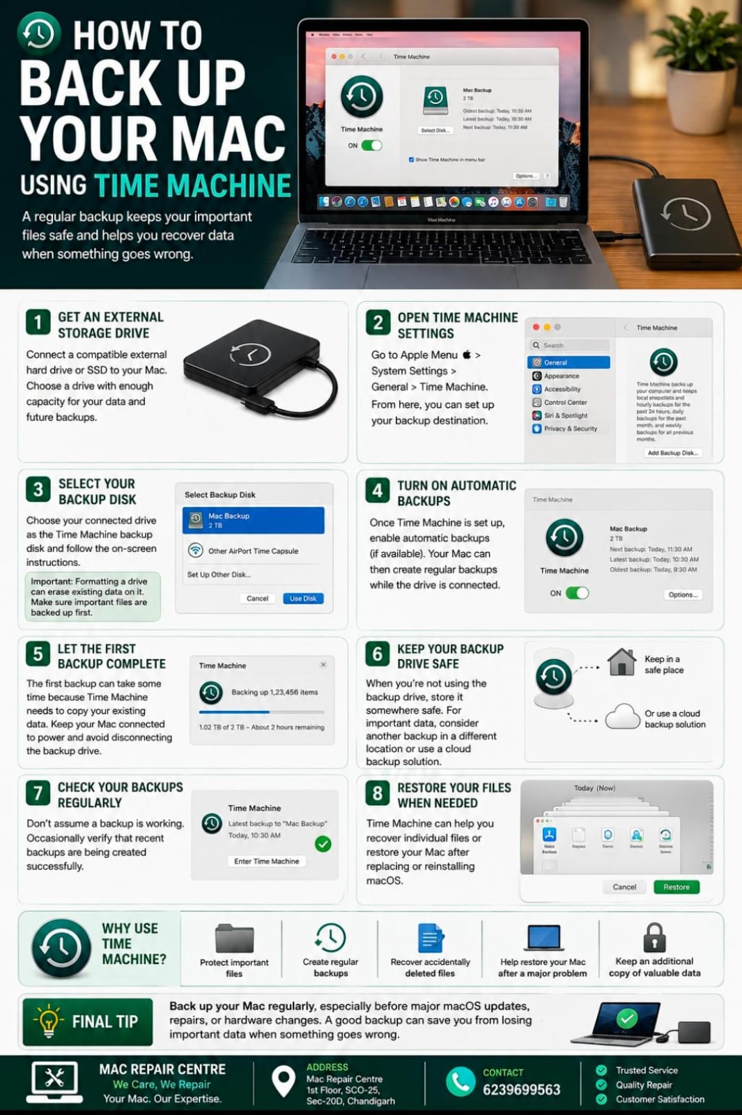 How to Backup Your Mac Using Time Machine Guide