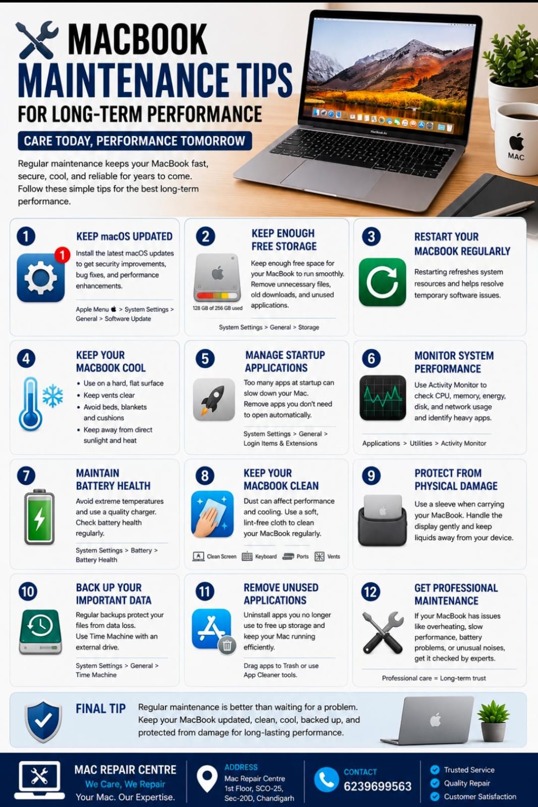 MacBook Maintenance Tips for Long - Term Guide