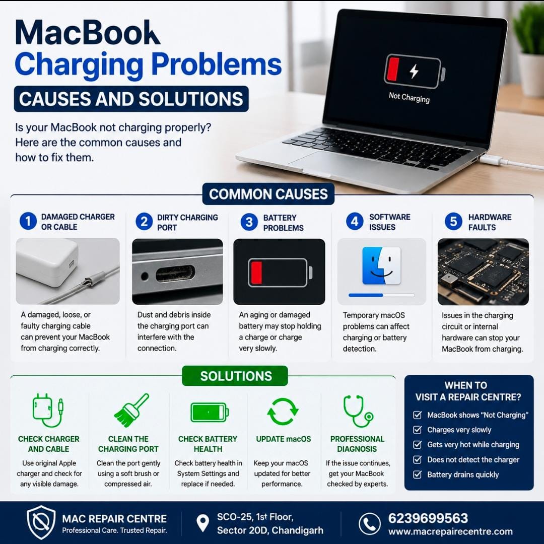 MacBook Charging Problems Causes and Solutions Guide