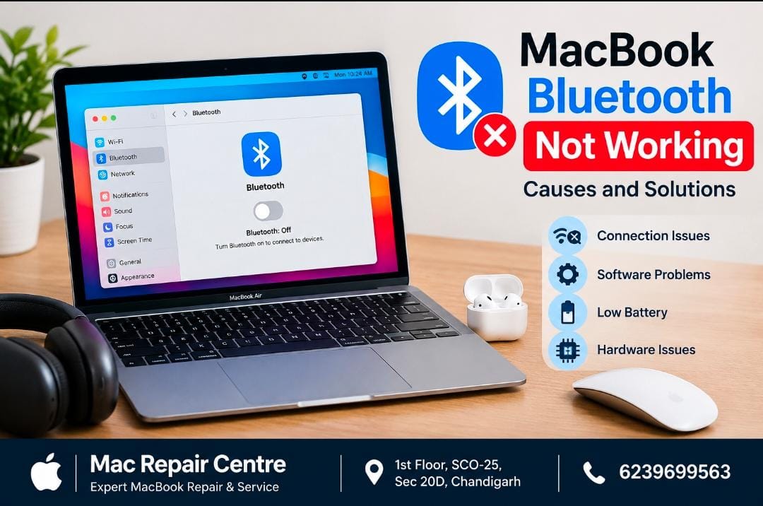 MacBook Bluetooth Not Working : Causes and Solutions